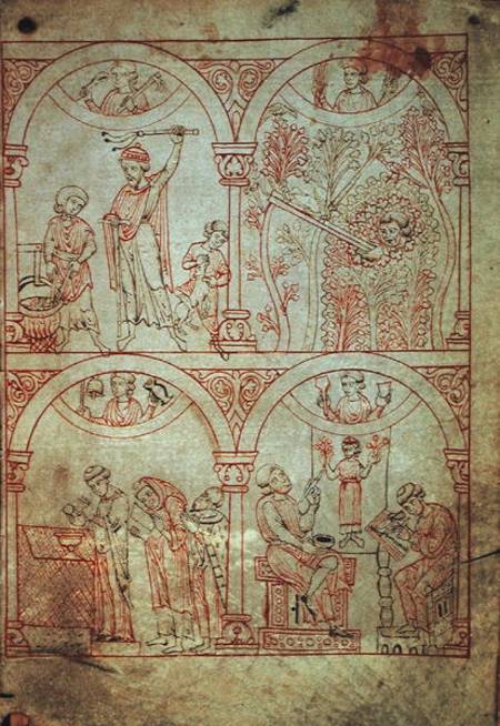 Codex 507 f.2v Reuner Musterbuch à Anonyme