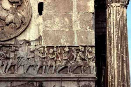 Detail from the Arch of Constantine à Anonyme