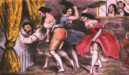 Exhibition of Female Flagellants, published by William Dugdale à Anonyme