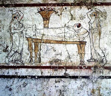 Fresco from the Tomb of Gaudio à Anonyme