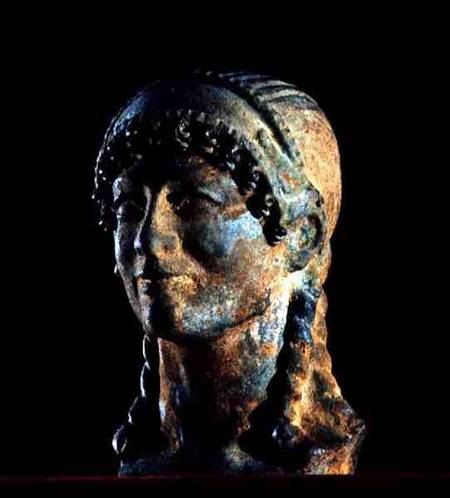 Head of an Etruscan Woman à Anonyme