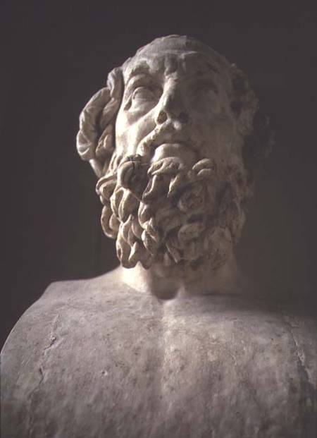 Head of Homer (c.850-800 BC) à Anonyme