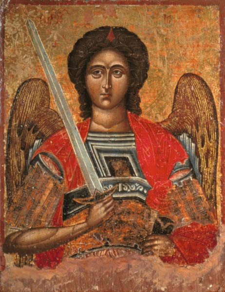 Icon of the Angel MichaelGreek à Anonyme