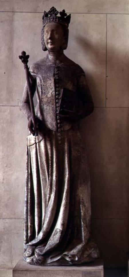 Jeanne de Bourbon, wife of Charles V of France (1337-80) à Anonyme