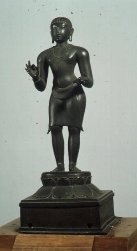 Kali (one of the aspects of Parvati), bronze, late Chola à Anonyme