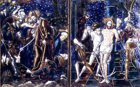 The Kiss of Judas and The Flagellation of Christ: two enamelled plaques from the Passion of Our Lord à Anonyme