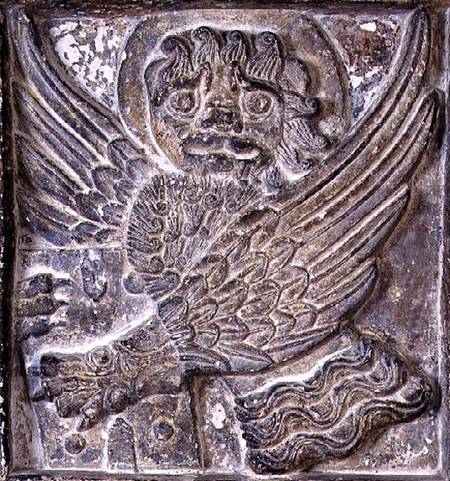 Lion, Symbol of St. Mark the Evangelist, relief,Byzantine à Anonyme