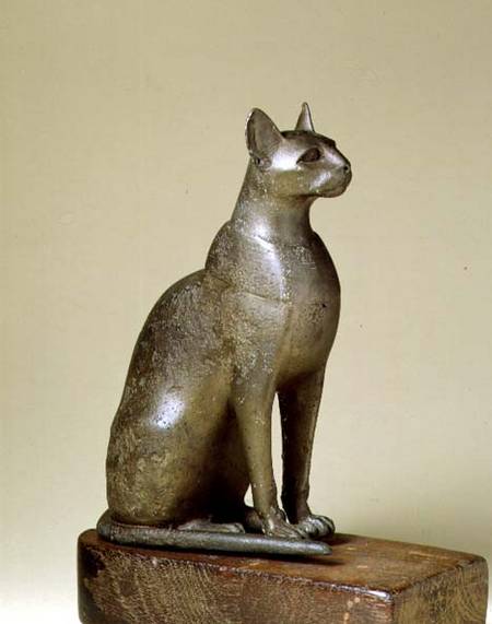 N389 Figure of a cat, representing the goddess Bastet,Egyptian à Anonyme