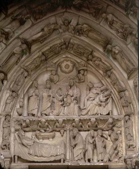 The Nativitytympanum from the west or Royal Portal à Anonyme