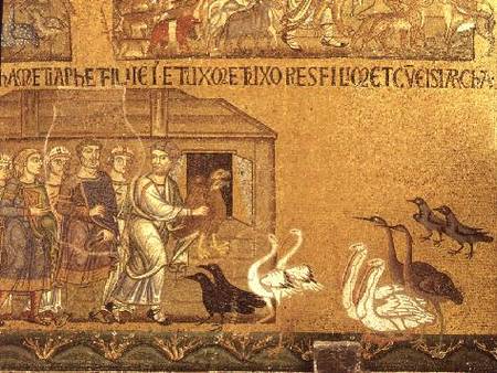Noah taking the Animals into the Arkmosaic in the Vestibule of San Marco à Anonyme