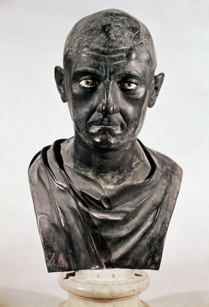 Bust of the Roman general Publius Cornelius Scipio 'Africanus' (237-183 BC) à Anonyme