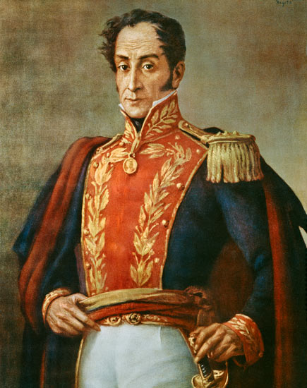 Simon Bolivar (1783-1830) à Anonyme