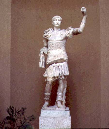 Statue of the Emperor Trajan (53-117 AD) Roman à Anonyme