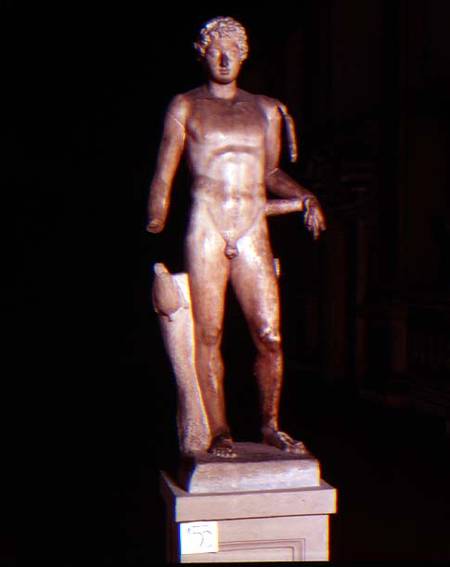Statue of a youth with the attributes of Mercury Roman à Anonyme