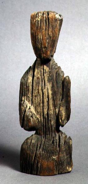 1992-146 Carved wooden figureHan dynasty