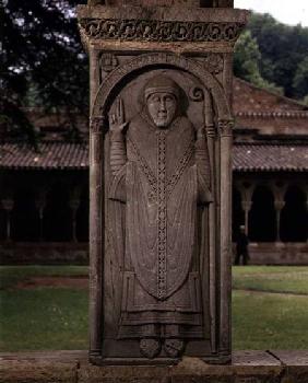 Abbot Durandus of BredonBishop of Toulouse (d.1072) cloister pier