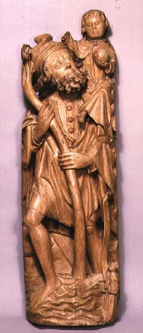 St. Christopher, sculpture,English