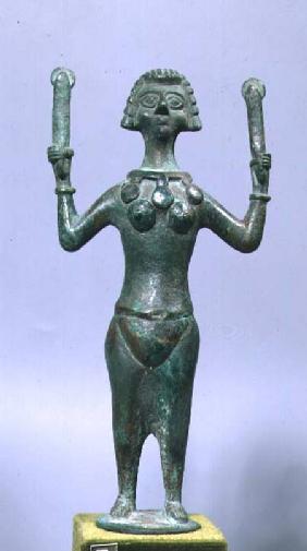 Coptic statue of a Dancer with SnakesEgyptian
