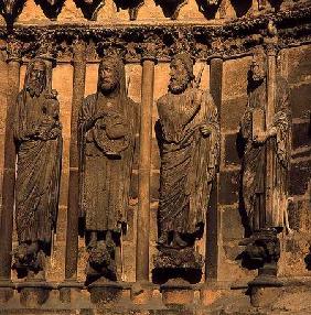 Four figures from the Cathedral facade