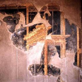 Fresco from a house damaged in AD 79