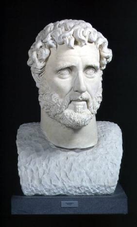 Portrait bust of Emperor Antoninus Pius (86-161) from the Baths of CaracallaRome