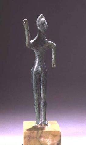 Statuette of a male figure, Greek,Geometric Period