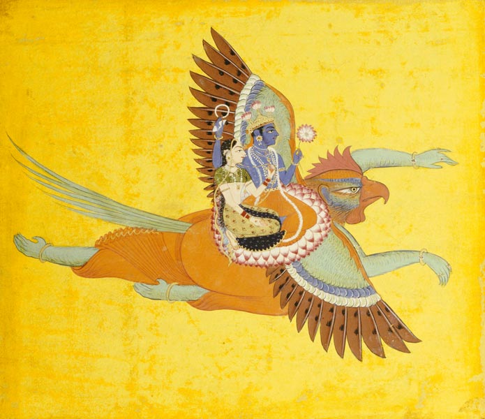 Vishnu And Lakshmi On Garuda Bundi, C à Anonyme