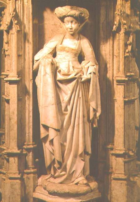 Wise virgin statuette from the tomb of Philibert the Fair (1480-1504) Duke of Savoy à Anonyme