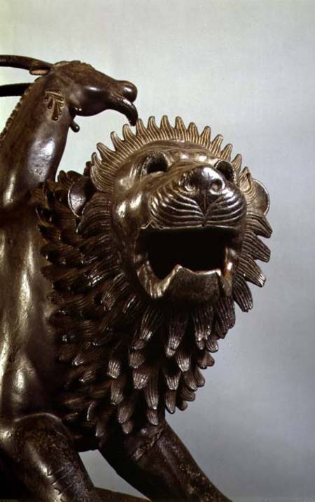 The Wounded Chimera of Bellerophondetail of the head à Anonyme