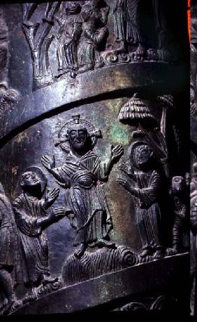 Healing the Blind, detail from the Column of Christ