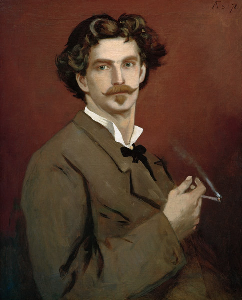 Self-portrait à Anselm Feuerbach