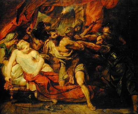 The Imprisonment of Samson, after a painting by Rubens à Anselm Feuerbach