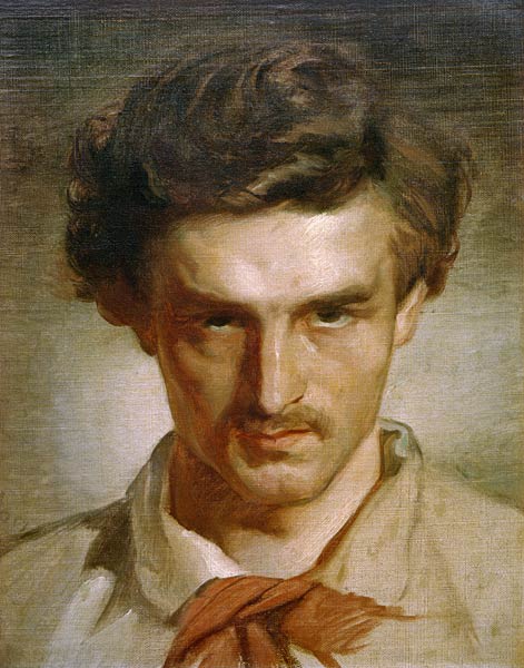 Anselm Feuerbach, Self-portrait as youth à Anselm Feuerbach