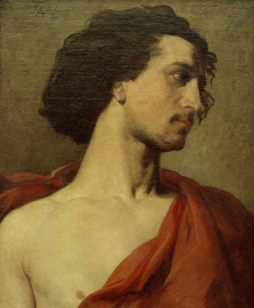 Self-portrait as a youth à Anselm Feuerbach
