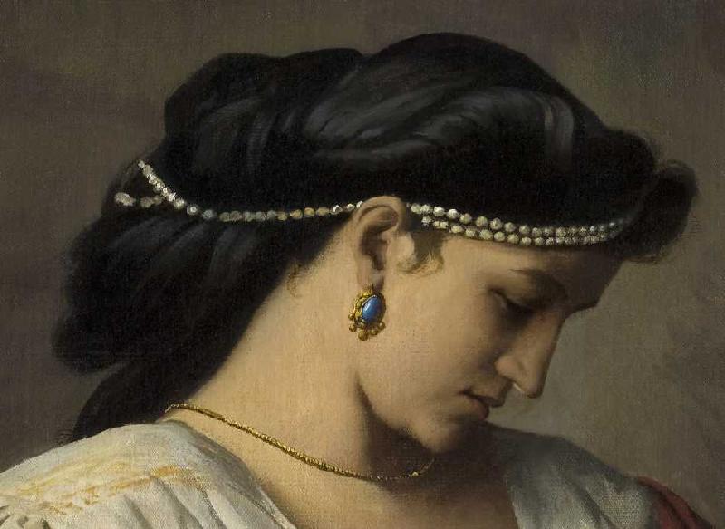 Medea (Detail: Kopf der Medea) à Anselm Feuerbach