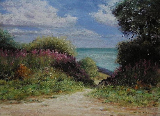 Little Haldon to the Sea, 2004 (pastel on paper)  à Anthony  Rule