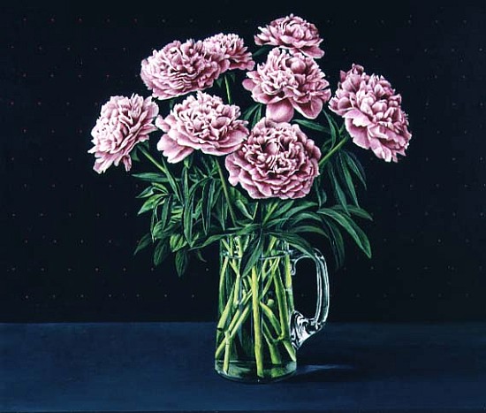 Flowers in a Glass Jug, 1983 (acrylic on board)  à Anthony  Southcombe