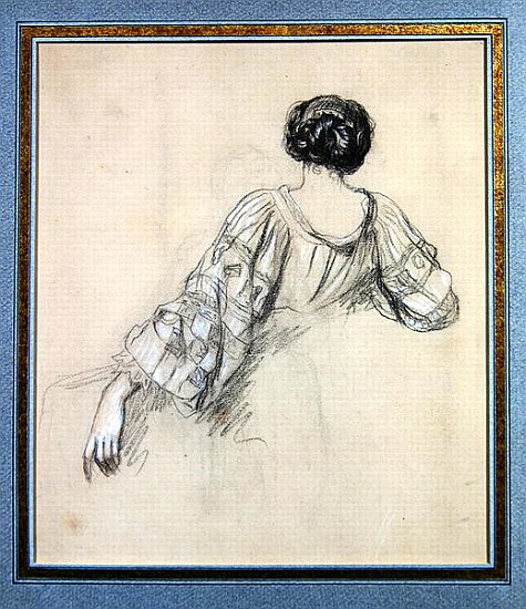 Back of a Young Woman (study for ''La Malaria'') à Antoine Auguste Ernest Herbert ou Hebert