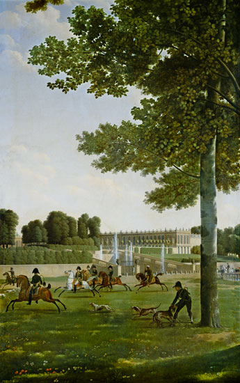 The Open Space in Front of the Grand Trianon à Antoine Bidauld