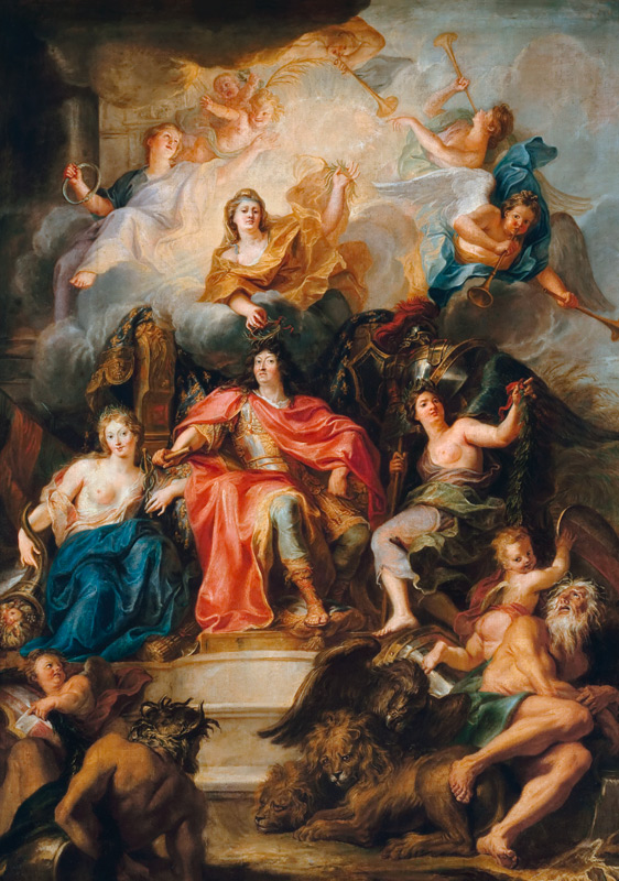 The glorification of Louis XIV à Antoine Coypel