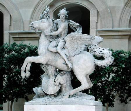 Mercury riding Pegasus, known as 'the Horse of Marly' à Antoine Coysevox