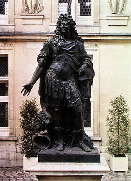 Statue of Louis XIV (1638-1715) à Antoine Coysevox