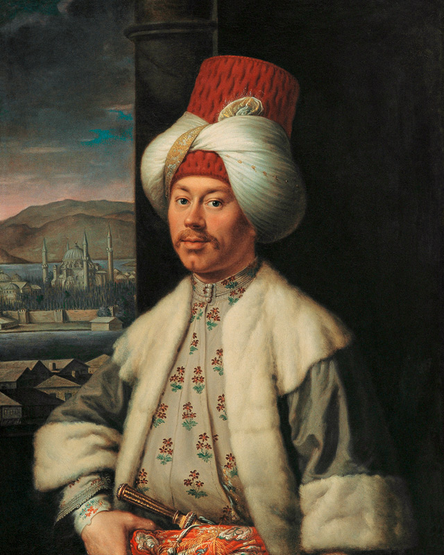 Portrait of An European in Turkish Costume à Antoine de Favray