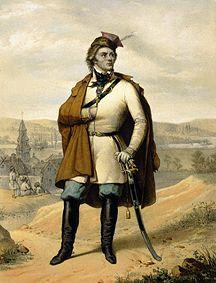 portrait du combattant polonais de liberté Tadeusz Kosciuszko