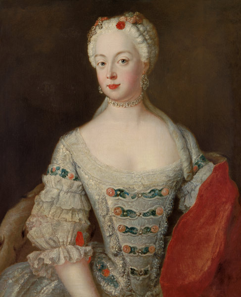 Crown Princess Elisabeth Christine von Preussen, c.1735 à Antoine Pesne