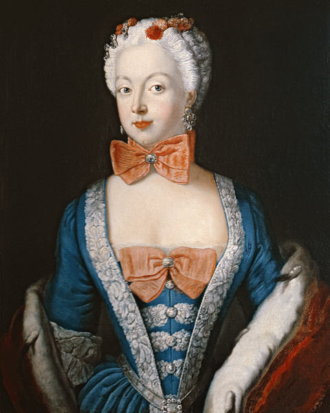 Crown Princess Elisabeth Christine von Preussen, c.1735 à Antoine Pesne