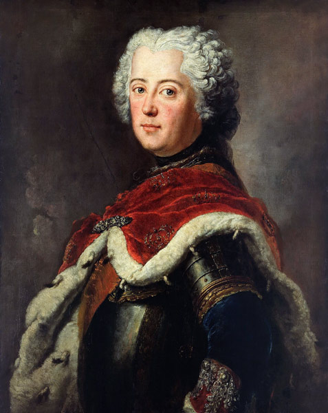Portrait of Frederick II of Prussia (1712–1786) as Crown Prince à Antoine Pesne