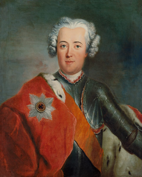 Crown Prince Frederick II, c.1740 à Antoine Pesne