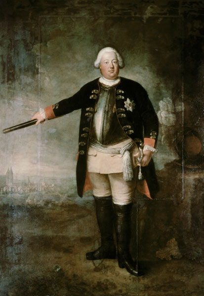 Frederick William I of Prussia à Antoine Pesne