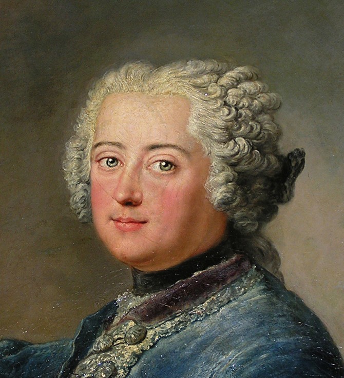 Frederick the Great as Crown Prince (Detail) à Antoine Pesne